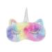RARITYUS Cute Unicorn Sleep Eye Mask for Sleeping Soft Plush Eyeshade for Women Girls Kids Home Sleeping Traveling Colorful