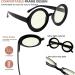 Eyekepper 4 Pack Stylish Round Reading Glasses for Women - Fashionable 3.0x BB40 Lenses - International Shipping Available - Buy Online on GoSupps.com