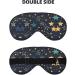 Stars Eastern Stars Print Sleep Eye Mask | Soft Eyeshade for Travel & Naps | Unisex Comfort - Buy Online on GoSupps.com