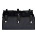 Wheelchair Under Seat Rollator Bag Rollators Organizer Basket Folding Under Seat Elderly Walker Basket Pouch Accessories for Wheelchair Elderly Walker Basket Scooter Black (Black
