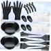 minkissy 2 Sets Hair Color Mixing Bowl Hair Mixing Spoon Diy Salon Tool Hair Tinting Tool Hair Blower Dryer Brush Beard Kits T Tool Hair Tinting Bowl and Brush Beard Cape Hair Dye Cloak - Buy Online on GoSupps.com