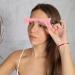 Eyebrow Ruler Eye Brow Stencils for Women Quick Eye Makeup Tool Eyebrow Shaping Aid Brow Measuring Tool for Perfect Eye Liner & Lip Lines Pink - Buy Online on GoSupps.com