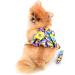 SMALLLEE_LUCKY_STORE Dog Floral Harness Dress with Leash Set Bow Puppy Princess Dress for Small Medium Dog Cat Girls Adjustable Pet Skirt with D-ring Female Dog Clothes Summer Apparel Purple XXL XXL purple - Buy Online on GoSupps.com