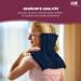 Sissel Linum Anatomic Heat Pillow | Flaxseed Wet Warmth & Relaxation | Cotton | Perfect for Muscle Tension & Gastrointestinal Relief | Blue/Blossom | 38x36 cm - Buy Online on GoSupps.com