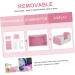 BESPORTBLE 1pc Hamster Toilet Guinea Pig Toilet Small Animal Bathtub Hamster Litter Toilet Pet Toilet Pink PVC 15x10cm Pink - Buy Online on GoSupps.com