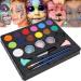14 Colors Body & Face Paint - Washable Professional Makeup Palettes for Halloween & Parties - Buy Online on GoSupps.com