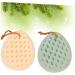 Beavorty 2pcs Face & Body Sponge Bath Scrubber Set - Exfoliating Loofah Shower Brush and Towel - Buy Online on GoSupps.com