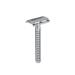 B ker Plus Unisex Knife Safety Razor Narrow Head Knife Silver 04BO172