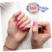 POPETPOP Nail Art Crystal Cup Cosmetics Large Purple Lipstick Glass 6.5x8cm Purple - Buy Online on GoSupps.com