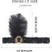 Handcess 1920s Flapper Feather Headband Black Feather Crystal Headband Women's Vintage Flapper Headpiece 20's Theme Cocktail Hair Accessories for Costume Prom Carnival Theme Party - Buy Online on GoSupps.com