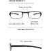 Vevesmundo Foldable Reading Glasses for Men & Women Compact Diopter Glasses with Case (+1.0 to +4.0) Small & Stylish Black Design - Buy Online on GoSupps.com