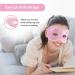 NEWGO Cooling Eye Mask Reusable Hot Cold Therapy Gel Eye Mask with Soft Plush Relief for Puffy Eyes Dark Circles Migraine Headache Sinus Pain - Pink - Buy Online on GoSupps.com