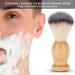 Premium Portable Shaving Brush for Men | Soft Synthetic Hair & Wooden Handle | Ideal for Beard Care & Hairdressing - Buy Online on GoSupps.com