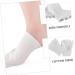 Ipetboom 2 Pairs Five Toe Half Socks Toe Spacers for Feet Heel Sleeves Toe Socks Toeless Socks Pedicure Sock Half Foot Socks Toe Spacer Socks Gelt Cosmetic Latex Silk White Fish Mouth Socks - Buy Online on GoSupps.com