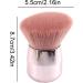 Portable Foundation Brush | Mushroom Head Short Powder Brush Dust Cleaner Brush Short Powder Brush Face Blush for Foundation Blush Bronzer Concealer Rowces - Buy Online on GoSupps.com
