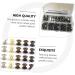 EXCEART 100 Sets Lash Rivet Boxed Diy Crafts Brass Rivets Double- Sided Rivets Diy Studs Self Made Component Assorted Color 0.8x0.8cm - Buy Online on GoSupps.com