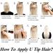SEGO SONNGING Real Hair Extensions - 100 Strands U-Tip Keratin Remy Human Hair Natural Black #1B 22 - Buy Online on GoSupps.com