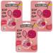 The Fruit Company Cherry Lip Balm, 3 Pack, Moisturizes & Repairs with Shea Butter, Vitamin E, Mineral Oil Free