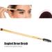 Double Ended Eyebrow Eyelash Brush Professional for Brow Makeup Grooming with Spiral Design (Original Wood Color) - Buy Online on GoSupps.com