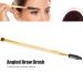 Evaled 2-in-1 Eyebrow Brush - 6.5 Inch Double-Sided Angled & Spiral Design for All Eyebrow Types | Ideal for Brow Powder Application - Wood Color - Buy Online on GoSupps.com