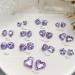 FEIlei 10 Pcs Heart Nail Charms Pointed Back Nail Art Charms Butterfly Nail Rhinestones - Buy Online on GoSupps.com