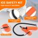 Retractable Ice Awls Kit - Ice Fishing Safety Picks Tool with Flexible Tips - Portable Emergency Gear for Skating and Walking on Ice (2 Pack) - Buy Online on GoSupps.com