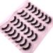 HBZGTLAD 14/16 Pairs Mink Lashes Fluffy Soft Wispy Natural Cross Eyelash Extension - Reusable Dramatic False Eyelashes - Buy Online on GoSupps.com