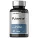 Potassium Plus Iodine | 180 Vegetarian Tablets | As Potassium Iodide | Non-GMO and Gluten Free Supplement | by Horbaach