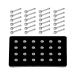 SLVIEKAE Nose Pierce Kit - Disposable Safe Piercing Gun with 24 Nose Studs (Silver) - Buy Online on GoSupps.com