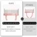 ELESDA Eyelash Comb - Metal Teeth Lash Separator Tool Pink Stainless Steel Includes Brush Arc Design Travel Friendly Hygienic - Buy Online on GoSupps.com