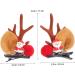 DOITOOL 6 Pairs Christmas Hair Clips Deer Hair Barrette Antlers Hair Clip Santa Hair Clip Mini Mushroom Deer Antlers Hairpins Christmas Hair Barrettes Child Polyester Accessories - Buy Online on GoSupps.com