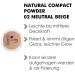 Buy Sante Natural Compact Powder 02 Neutral Beige - Vegan Long-Lasting 9g for Light to Medium Skin Tones | Organic Hemp Seed Oil - Buy Online on GoSupps.com