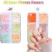 3D Flower Nail Charms - White Pink Cherry Blossom Rhinestones - 2 Boxes Acrylic Nail Art Supplies for Manicure DIY Decorations - Buy Online on GoSupps.com