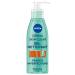 NIVEA Derma Skin Clear Gel Face Wash (1 x 150 ml) Anti-blackhead cleansing care with pure sea salt salicylic acid & niacinamide Face gel for blemish-prone skin