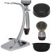 Premium Shaving Set for Men | Manual Razor Brush Stand & Beard Cleaning Tool - International Shipping Available - Buy Online on GoSupps.com