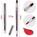 Retractable Dual-End Lip Brush with Cap - Portable Lipstick & Concealer Makeup Tool for Lip Contouring - Perfect Christmas Gift (Green) - Buy Online on GoSupps.com