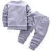 BINIDUCKLING Newborn Baby Boys 3-Piece Casual Outfit Set | Coat + Pants + Shirt | Grey | 3-4 Years - Buy Online on GoSupps.com