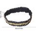 Hairband Elastic Stretch | Hair Bands Fashion | Sequin Headband Elastic | Women's Headbands - Stylish for Teens Girls and Women - Hair Accessories for Volleyball Basketball and Sports Teams Black Gold - Buy Online on GoSupps.com