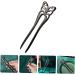 VINTORKY Ebony Hairpin Hair Forks Hair Pins for Thick Hair Chinese Hair Sticks Hair Accessories French Pins Hair Pins for Women Hairpins Hair for Women U Pins Hair Wooden Hair Sticks - Buy Online on GoSupps.com