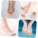 FRCOLOR 3 Pairs Toe Sleeve - Comfortable Protective Toe Covers for Sneakers Tiptoe & Split Toes - Padded Socks for Foot Protection - Buy Online on GoSupps.com