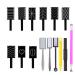 PhantomSky Magnet Stick Magnet Pen Manicure Nail Art Tool, 15Pcs Nail Magnet Plate Wand Board for 3D Magnetic Cat Eye Gel Nail Polish Powder DIY Tool 15 PCS