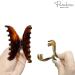 Parcelona French Boss Thin Light Tortoise Shell Brown Celluloid Hair Claw Clip Set - 2 Pack - Buy Online on GoSupps.com