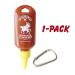 Sriracha Mini Hot Sauce Refillable Keychain Bottle - 1.7oz (1-Pack) | Portable Spice On-The-Go | Sauce Not Included - Buy Online on GoSupps.com