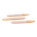 Gogogmee 3pcs Eyeliner Lady Parts Eye Pencil Black Cosmetic Eye Stick Makeup Accessories Miss Water Proof Set
