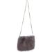 FHQHTH Faux Fox Fur Purse - Grey Fuzzy Handbag with Al alloy Shoulder Strap for Women - Buy Online on GoSupps.com