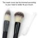 100-Part Makeup Brush Pen Guard Protector Set - Reusable & Expandable Mesh Coverage for Ultimate Cosmetic Brush Protection - Buy Online on GoSupps.com