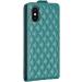 Luxury VQWQ iPhone X/XS 5.8 Flap Case - Green Leather Wallet & Magnetic Card Compartment - Buy Online on GoSupps.com