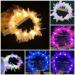 6 Pack Flower Crown Feather Crown Headband Luminous with 10 LED Lights Light Up Headdress with Color Changing LED Lights Cute Flashing Decor Hair Accessories for Girl Women Wedding Festival Party