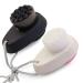 Cleaning brush face brush search cleaning brush double-sided facial cleaner for deep cleaning and peeling soft bristle washing brush and silicone peeling (black and white)