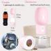 MAOCG Dog Water Bottle with Food Container - Multifunctional & Portable Dispenser for Walking - Combo Cup for Drinking & Eating - Pink - Buy Online on GoSupps.com